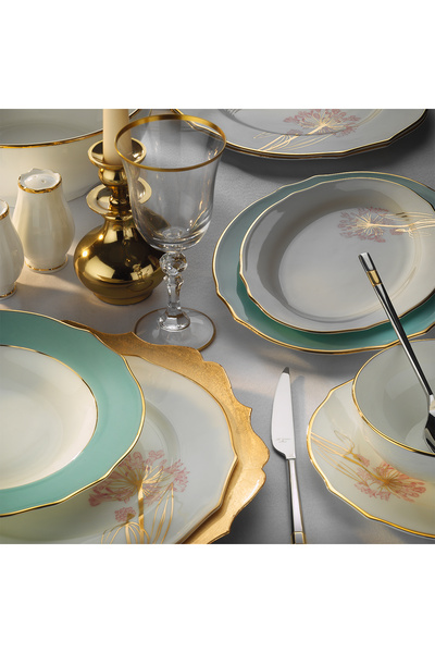 EVALIZA Poetica Yemek Takımı Buket Yesıl 61 Parça