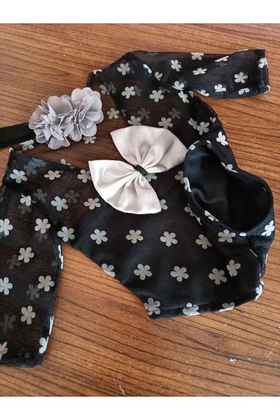 RAY TİCARET Newborn Baby Bodysuit, Props Shooting Lace Jumpsuit Set