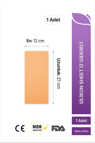 luofucon Acne and Keloid Shrinking Silicone Gel Scars Remover Tape - 21X12Cm