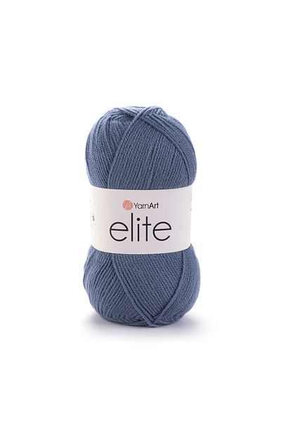 Yarnart Elite - Χειροποίητο Πλεκτό Νήμα Γκρι-μπλε-842
