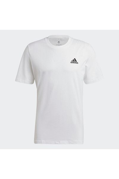 adidas Tricou cu logo mic brodat din jerseu unic Essentials