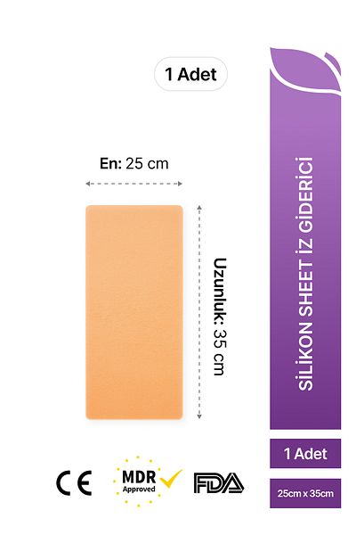 luofucon 35X25Cm Silicone Gel Scars Remover Tape for Surgery - Lesion Scar Keloid Skin Stretch Marks