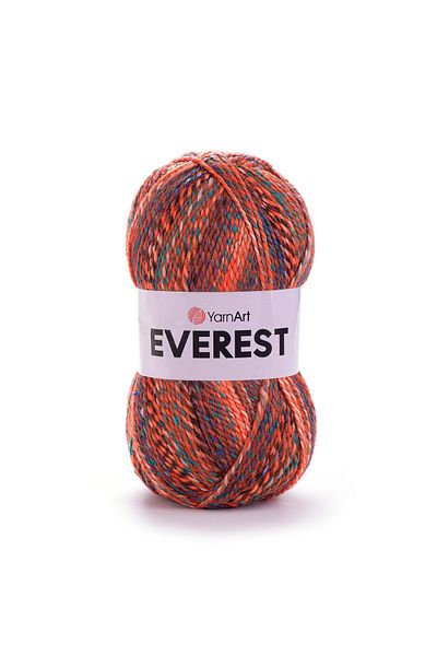 Yarnart Everest Marbled Χέρι Πλεκτό Σχοινί Ebruli 7047