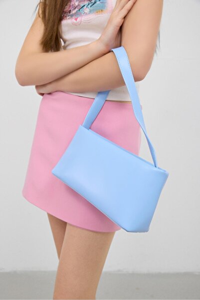 Shule Bags Capella Basic Baguette Bag Blue