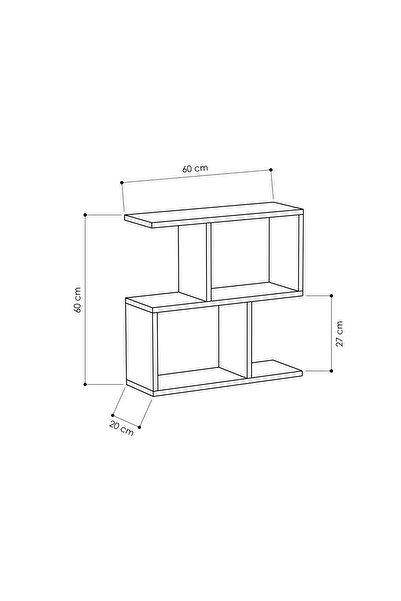 Mourah Home Homemania Side End Coffee Table White Multipurpose