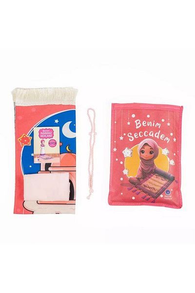 Hayrat Vakfı Yayınları My Seccadem Set (for Girls) Pink
