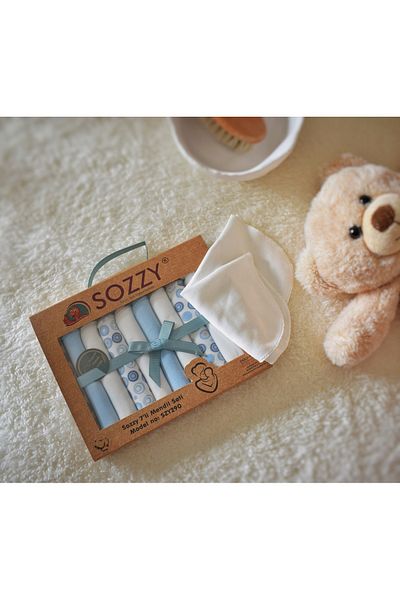 Sozzy 7 Soft Men's Model - Organic Cotton Mouth Wipes Combed Cotton