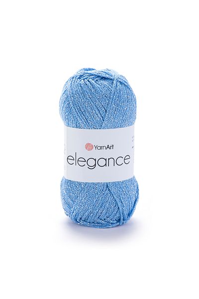Yarnart Elegance - Glittery Hand Knitted νήμα Baby Blue-107