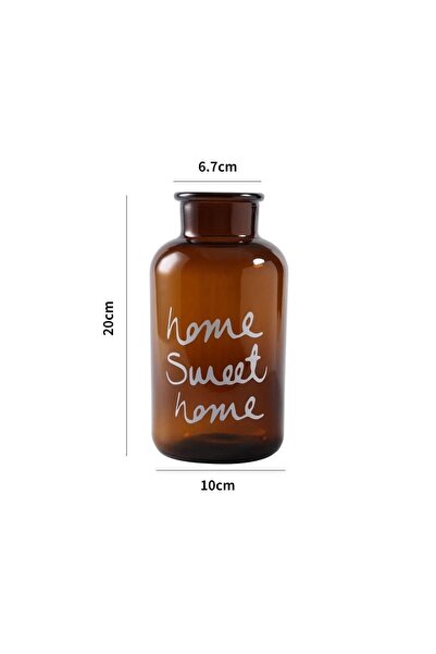 Binbirdemet Home Sweet Amber Cam Vazo