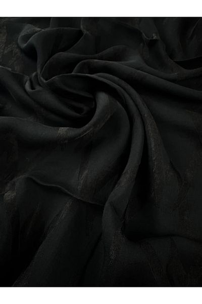 Armine Lyocell Silk Shawl 1002-1 Γεωμετρικό Μοτίβο Μαύρο-31