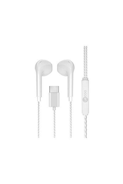 Lecoo Eh104 Kablolu Type-c Kulak Içi Kulaklık Beyaz