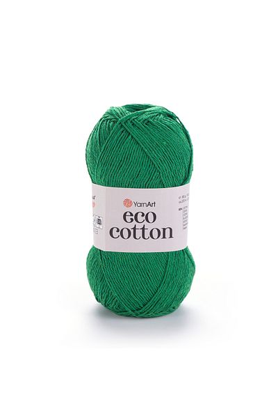 Yarnart Eco Cotton - Πλεκτό Νήμα Πράσινο-767
