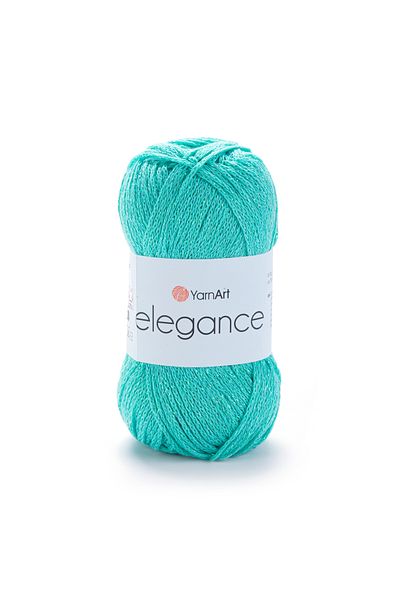 Yarnart Elegance - Ασημί Χειροποίητο Νήμα Πλεξίματος Water Green-115