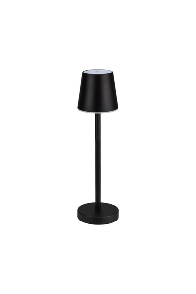 V-TAC Lampă De Masă Led Tactilă Reîncărcabilă 4000k Neagră 105x390mm