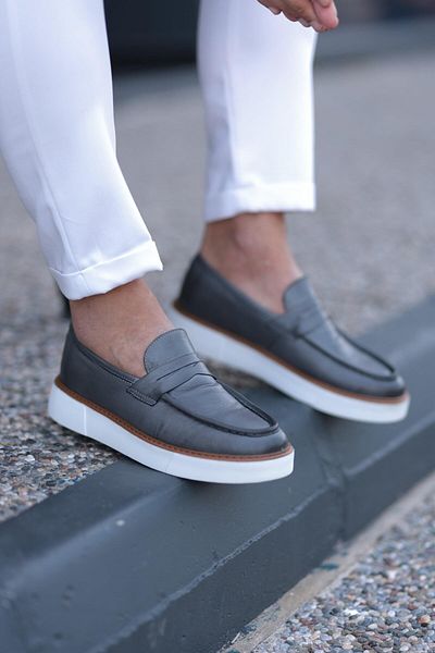 Serhat Özköroğlu Lfr-F083-1 Leather Roller Shoes Smoked