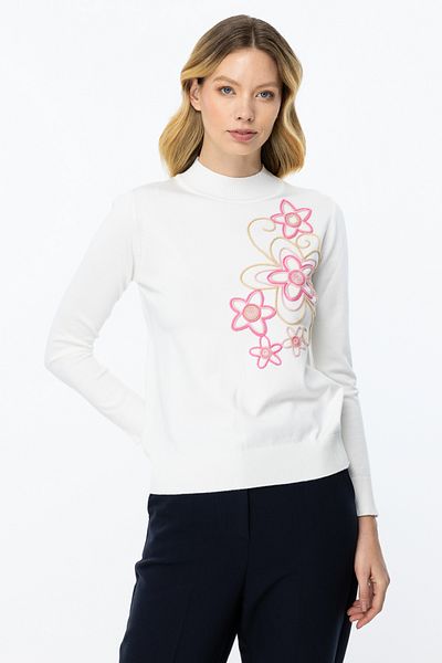ON Floral Embroidered Knitwear Sweater