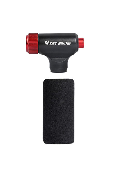Choice مضخة هواء دراجة ريد ويست بايكينج صغيرة الحجم تعمل بثاني أكسيد الكربون، مضخة هواء فائقة السرعة محمولة لنفخ إطارات الدراجات من الألومنيوم