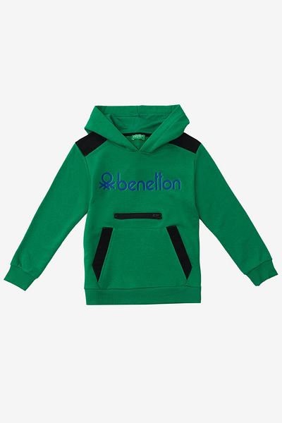 United Colors of Benetton Hanorac unisex cu glugă - Bnt-b20882