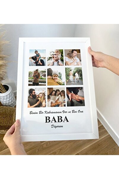 ÇELİKLER HEDİYE Babalar Günü Özel Fotoğraflı ve Özel Notlu Çerçeve