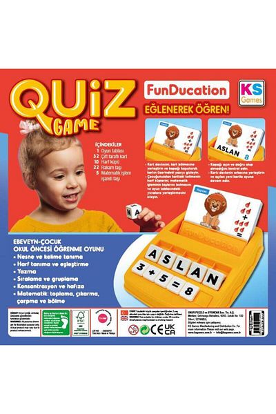 Ks Games 25120 Quiz Game Turkish -ks Game