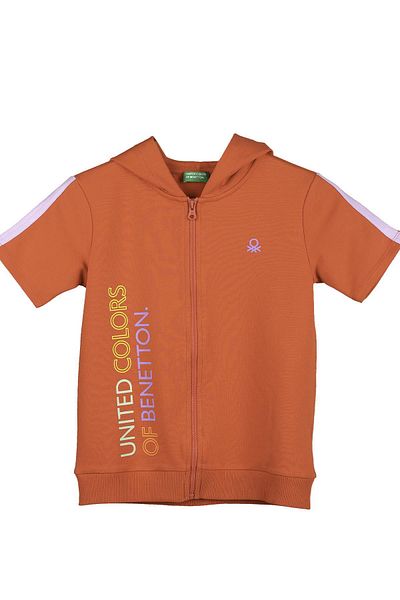 United Colors of Benetton Детски суичър с качулка - Bnt-g20500
