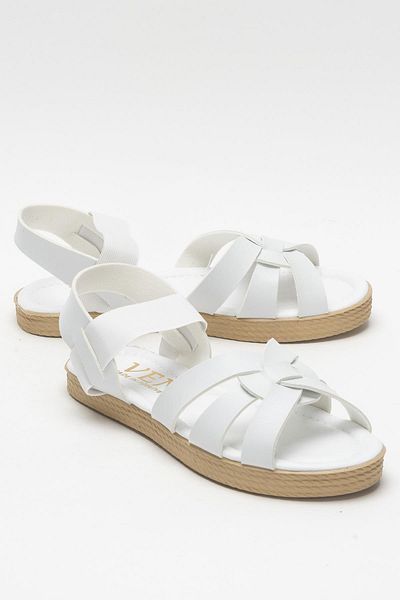 Liger Daily Stylish and Comfortable White Women's Sandal