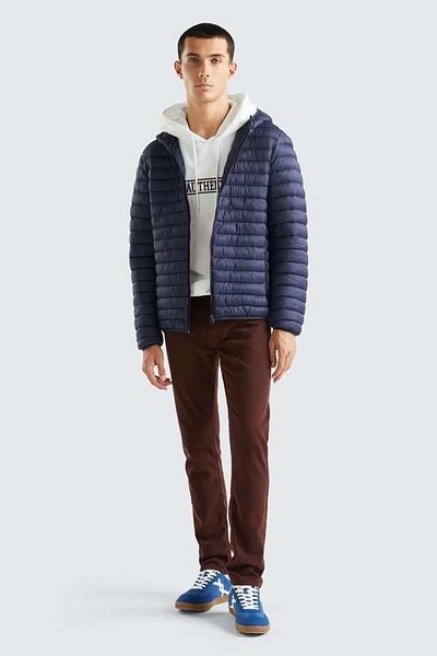United Colors of Benetton Men's Hooded Coat 2ba2un02o