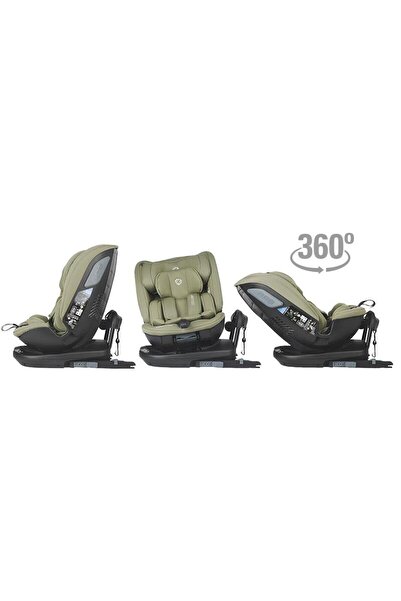 Coccolle Rotating Car Seat With Isofix, Velsa Isize, Moss Green