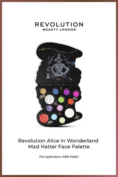 Revolution Disney's Alice in Wonderland - Mad Hatter Eyeshadow Palette - Eyeshadow Palette