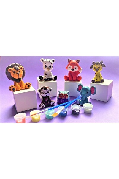 tasarımhikayecisi Alçı Boyama Seti-çocuk-hobi-eğlence-sanat-aktivite-eğitici-...