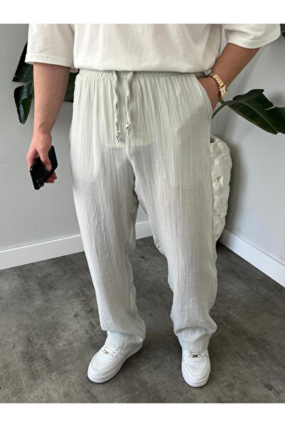 Quik-max MÜSLİN BAGGY KALIP PANTOLON
