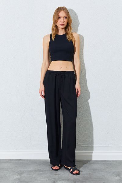EDITION WOMAN Black Women's Pants |   Ek100669938 ​​