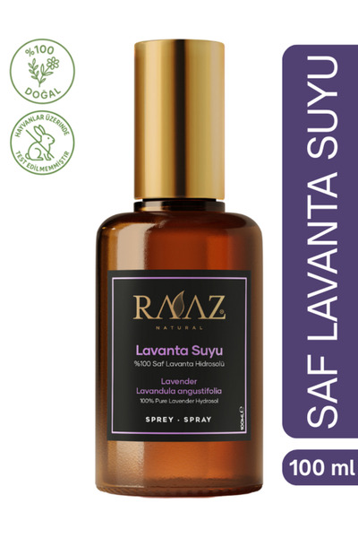 RAAZ Lavanta Suyu 100 ml – %100 Saf Ve Doğal Bitkisel Hidrosol