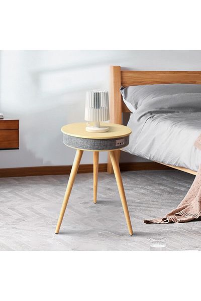 X LOT Multifunctional Coffee Table With Wiress Charger for Mobile Phones&Bluethooth speaker Play Music