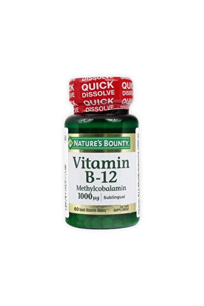 Nature's Bounty B-12 1000 Mcg 60 Sublingual Tablets