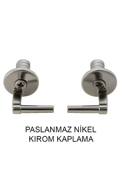 DESIPHON Klozet Kapak Montaj Vidası Üstten Sıkmalı Metal  -  Krom  Paslanmaz