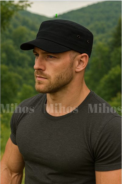 Mihos Unisex Black Fidel Castro & Che Guevara Hat