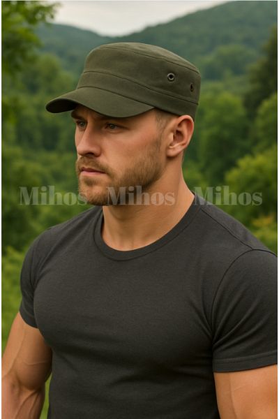 Mihos Unisex Khaki Fidel Castro & Che Guevara Hat