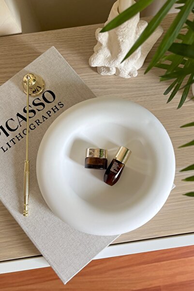 Mandalin Art Studio Διακοσμητικό Στρογγυλό Πιάτο Μπετόν, Μπολ 20 εκ