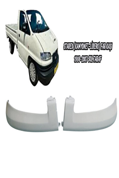 Hyundai STAREX (KAMYONET-LİBERO) FAR KAŞI 1998-2007 SOL TARAF BEYAZ BOYALI (86550-47000)