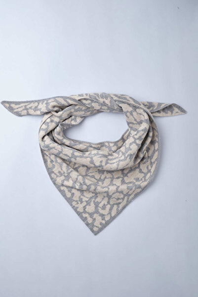 Sebir Moda Леопардовий візерунок Трикотажний шарф