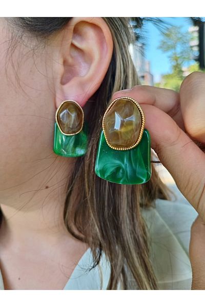 mos&more Green Brand Women's Earrings