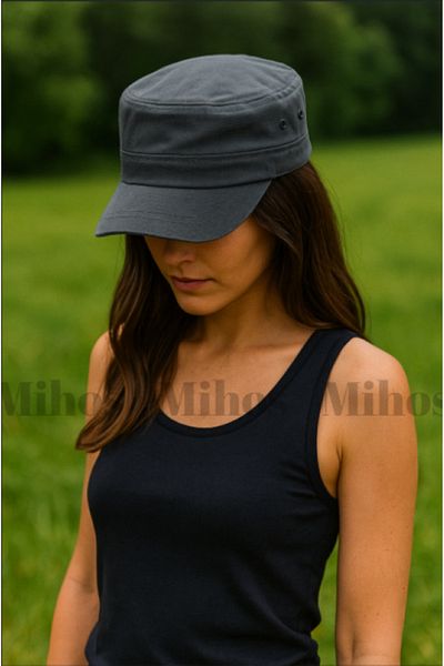 Mihos Unisex Gray Fidel Castro & Che Guevara Hat