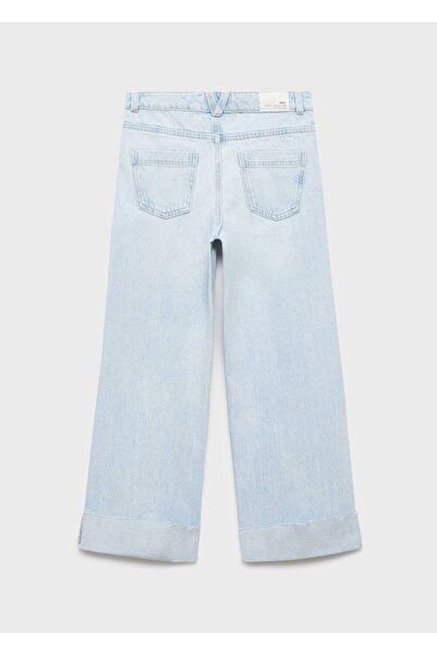 MANGO Kids Paçaları kıvrık wideleg jean