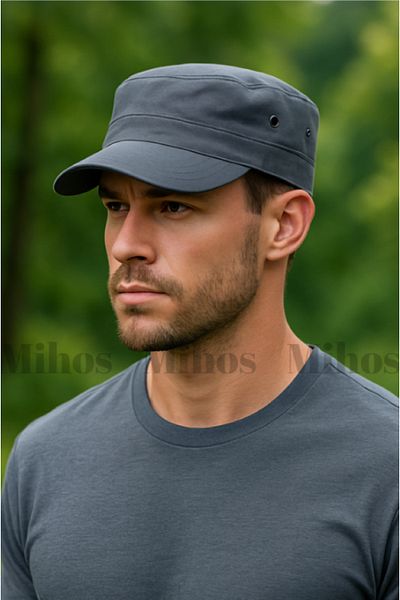Mihos Unisex Gray Fidel Castro & Che Guevara Hat