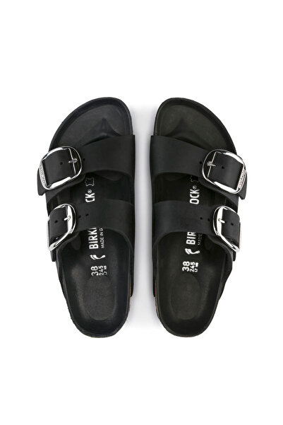 Birkenstock Unisex pantofle Arizona Big Buckle Fl Black 1011075-20026