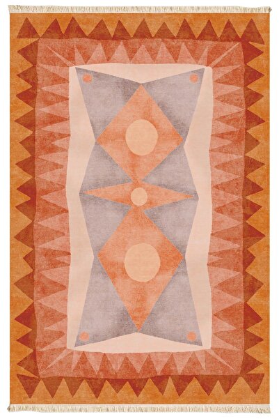 Markaev Geometrico Baskılı Dokuma Taban Halı 235 YNG