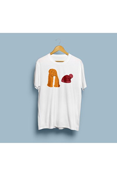 Generic Brand Unisex Oversize Scarf Hat Design T-Shirt