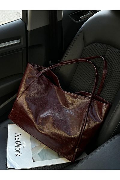 Die Fein Legendary Vintage Women Casual Model Wide Shopper Geantă de mână și de umăr