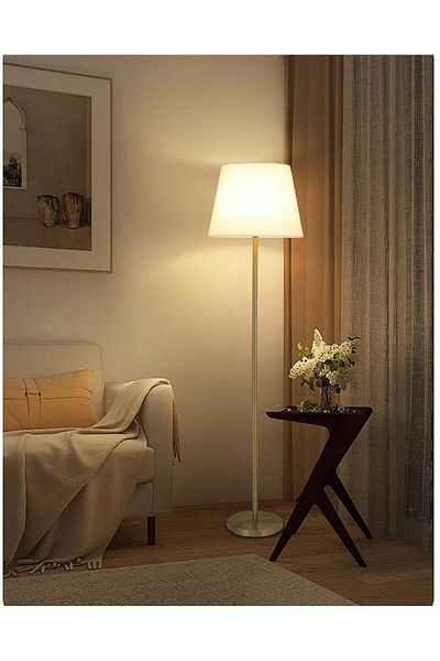 ICTC Floor lamp black color 145cm high modern and simple design suitable for home or office